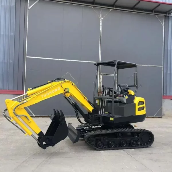 2ton 2.3 tons 2.5ton billig kleiner Bagger neuer Minibagger hocheffizienter Arbeitsbagger - Görsel 4