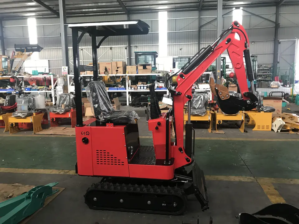 Mini Excavator Type Excavator 1 Ton Mini Excavator With EURO V Emission Engine Minibagger - Görsel 3