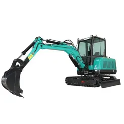 Großes Modell 3ton 3.5ton Hydraulikleistung Crawler Minibagger mit Bauernhof und Garten