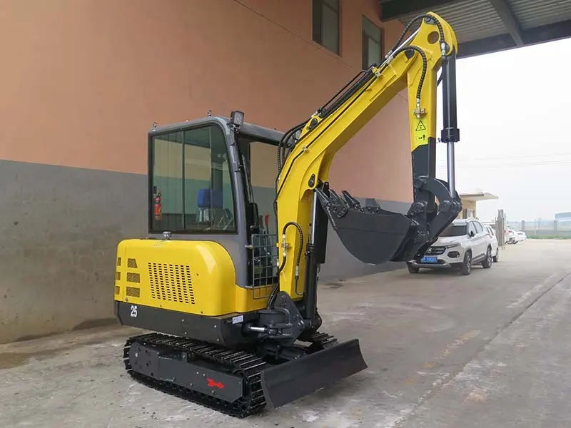 Haushaltsbagger Minibagger 2,5 Tonnen Mini Hydraulischer Raupenbagger mit Euro V Emission - Görsel 2