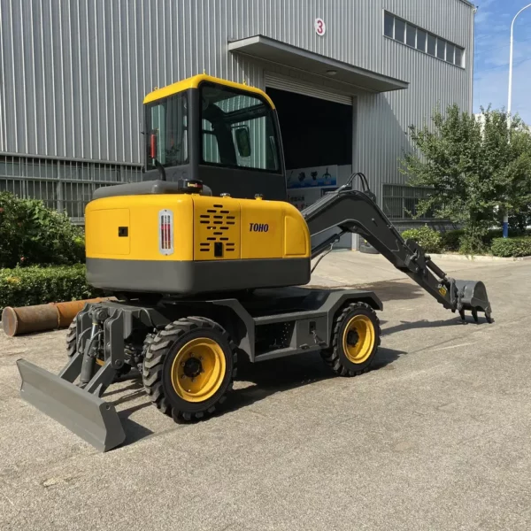 Erdbewegungsmaschinen TOHO Radbagger 4 Tonnen 6 Tonnen 8 Tonnen 9 Tonnen 12 Tonnen 15 Tonnen Raupenradbagger - Görsel 2