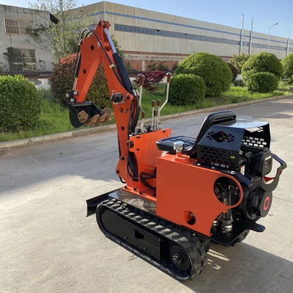 Garten Schlamm Boden Bagger Minisize Bagger Raupenbagger Hydraulikbagger - Görsel 3