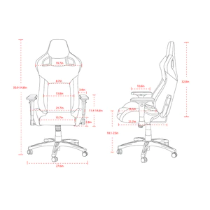 HOBOT Ozzi Gaming Stuhl Ergonomischer Bürostuhl - Görsel 5
