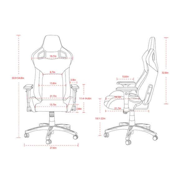 HOBOT Apricity Ergonomischer Computer-Gaming-Stuhl - Görsel 5