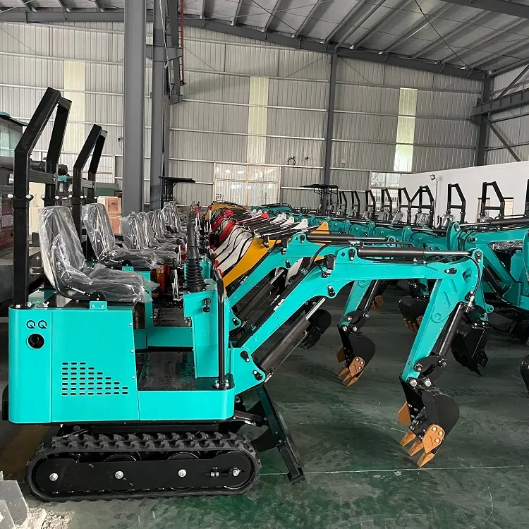 hochwertige 1T Kleinbagger Raupenbagger Mini-Hydraulikbagger Mini-Bagger - Görsel 2