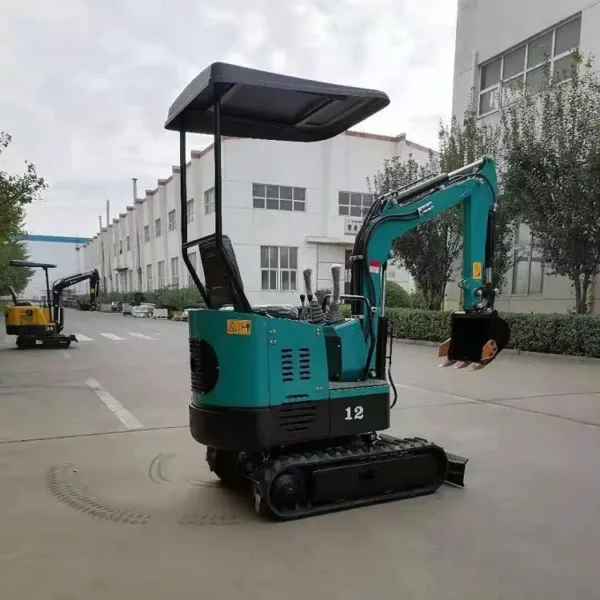 0.8ton 1ton1.2ton Minibagger neuer kleiner Bagger 1200 kg mit Gummikette - Görsel 4