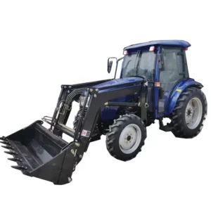 China Diesel Farm Traktor 4WD Traktor 70hp 80PS 90PS Traktor mit Frontlader