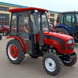 TH354 50HP Diesel 4 * 4 Radantrieb Traktoren für landwirtschaftliche Anbaugeräte und Geräte