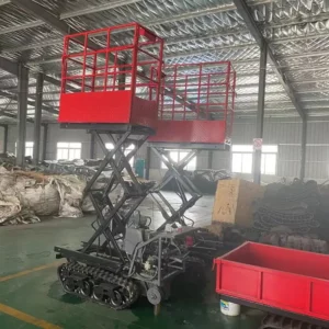 China nach Maß Track Crawler Scissor Lift Man Lift Suspended Platform
