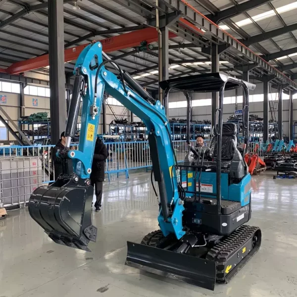 1,7 Tonnen Mini Bagger Mobilbagger Hydraulischer Radbagger - Görsel 2