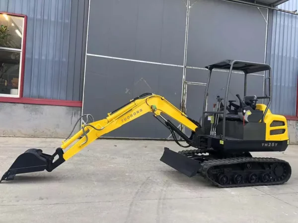 2ton 2.3 tons 2.5ton billig kleiner Bagger neuer Minibagger hocheffizienter Arbeitsbagger - Görsel 3