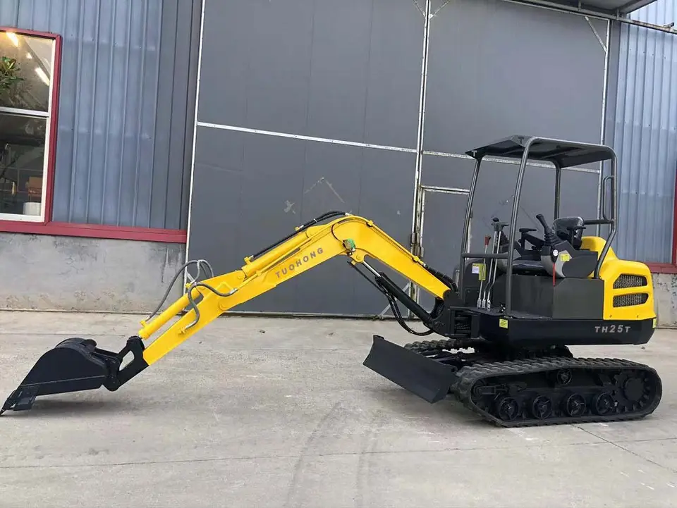 2ton 2.3 tons 2.5ton billig kleiner Bagger neuer Minibagger hocheffizienter Arbeitsbagger - Görsel 3