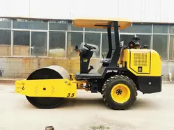 1 Tonne 2 Tonnen 2.5Ton 3 Tonnen 3.5Ton Diesel Benzin Hydraulisch Vibrierende Tandem Asphalt Verdichter Road Roller - Görsel 4
