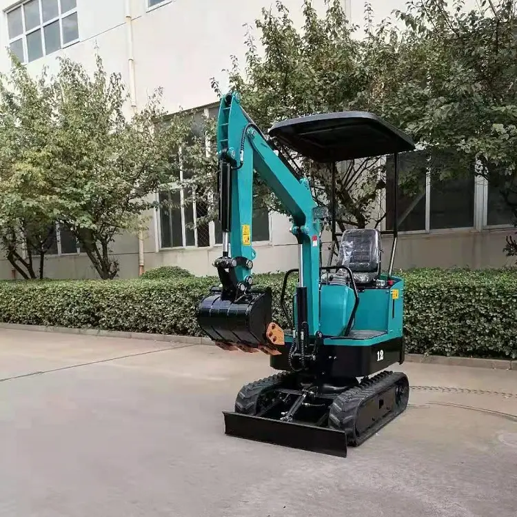 0.8ton 1ton1.2ton Minibagger neuer kleiner Bagger 1200 kg mit Gummikette - Görsel 5