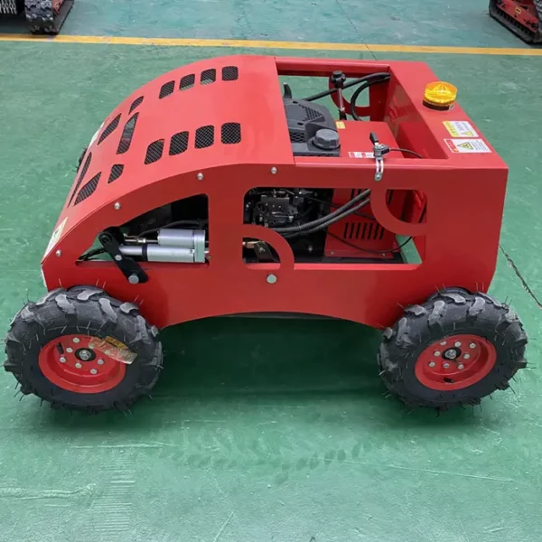Landwirtschaft Akku-Rasenmäher / Automatischer Rasenroboter Mäher / Benzin Fernbedienung Rasenmäher - Görsel 4