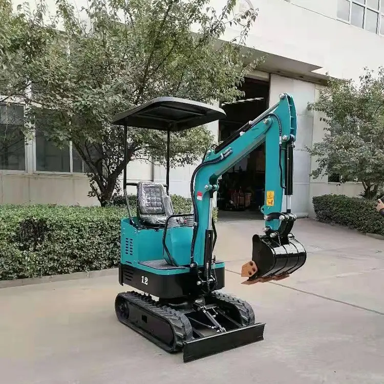 0.8ton 1ton1.2ton Minibagger neuer kleiner Bagger 1200 kg mit Gummikette - Görsel 6
