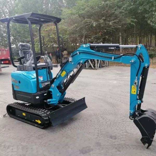 1,7 Tonnen Mini Bagger Mobilbagger Hydraulischer Radbagger - Görsel 5