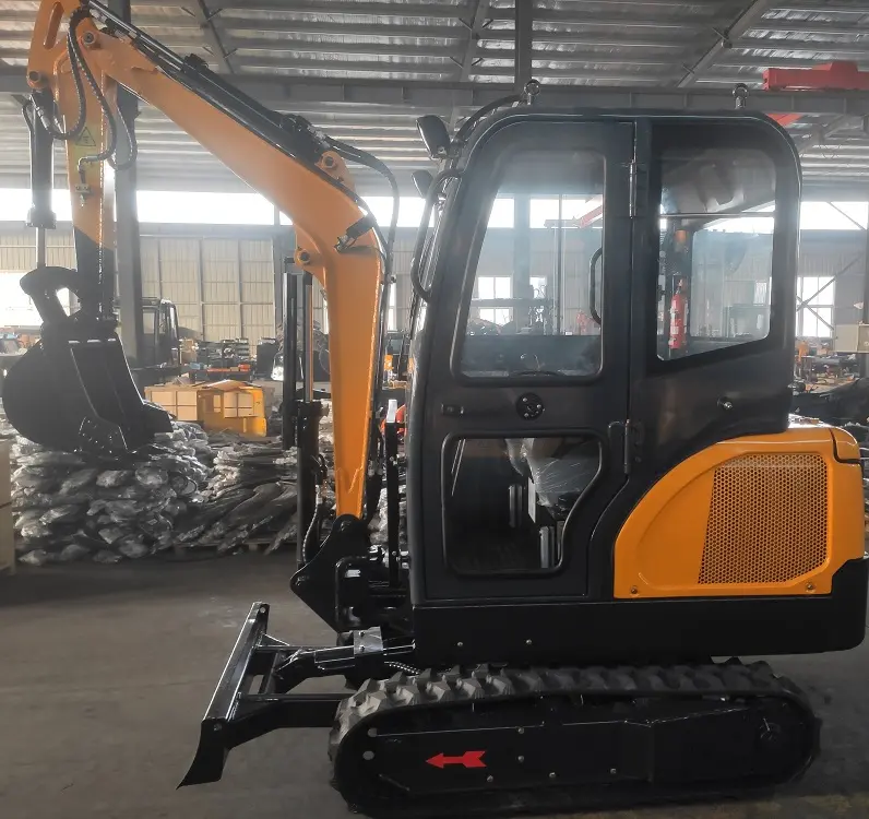 Haushaltsbagger Minibagger 2,5 Tonnen Mini Hydraulischer Raupenbagger mit Euro V Emission - Görsel 5