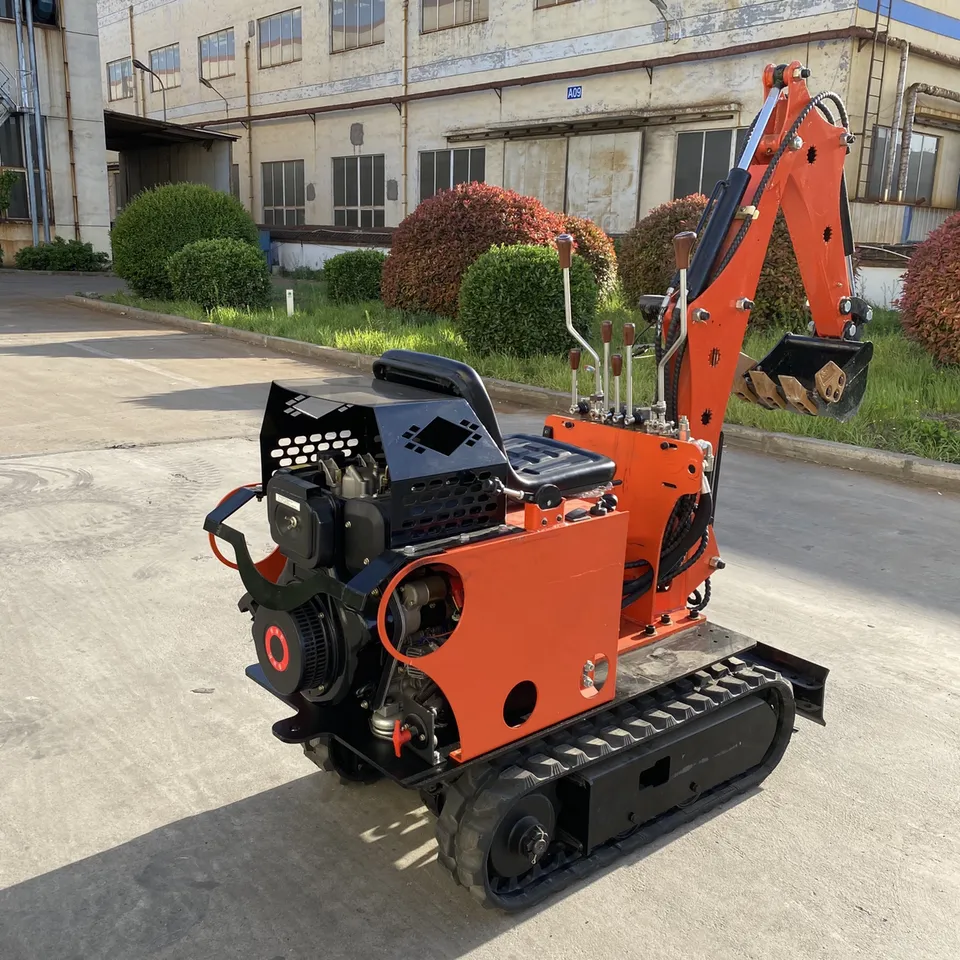 Minibagger kleiner Bagger Raupenbagger 1ton 2 Tonnen neuer Bagger - Görsel 4