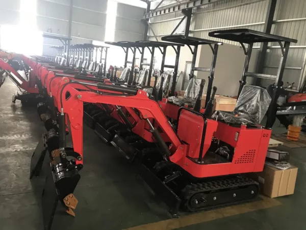2021 neues Design kleiner Bagger 1,0 Tonnen hydraulischer Raupenbagger - Görsel 6