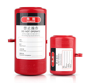 Rotierende elektrische Konstruktionsstecker Lockout-Box-Vorrichtung für Blockzugangsstecker während der Wartung Verwendung elektrischer Geräte