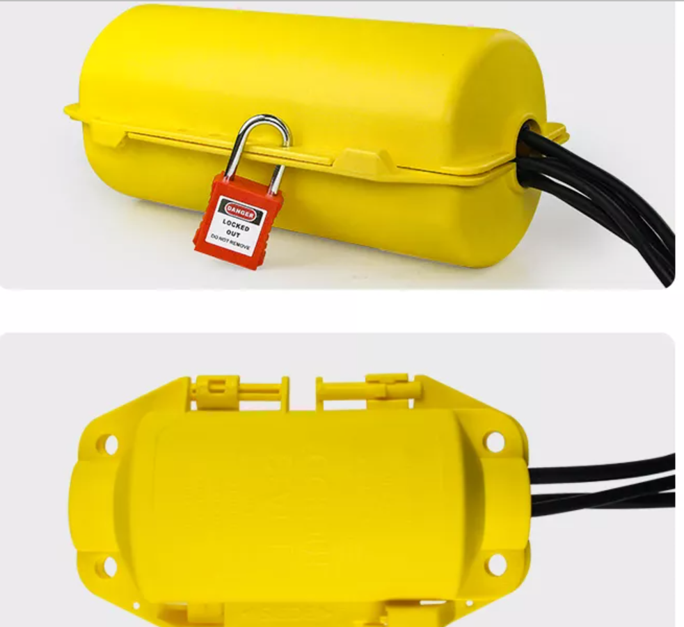 PRATYAHARA Steckerschloss Für Lockout-Tagout - Industrielles Sicherheitsschloss Rot