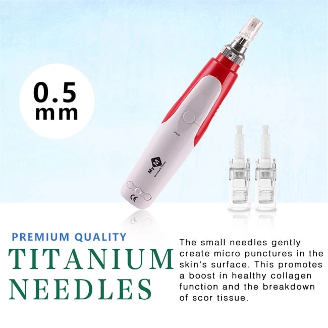 Mihoji Faltenentfernung Hautverjüngung Hochwertige Mikronadelnadel Derma Microneedling Pen für Schönheitssalon - Görsel 6