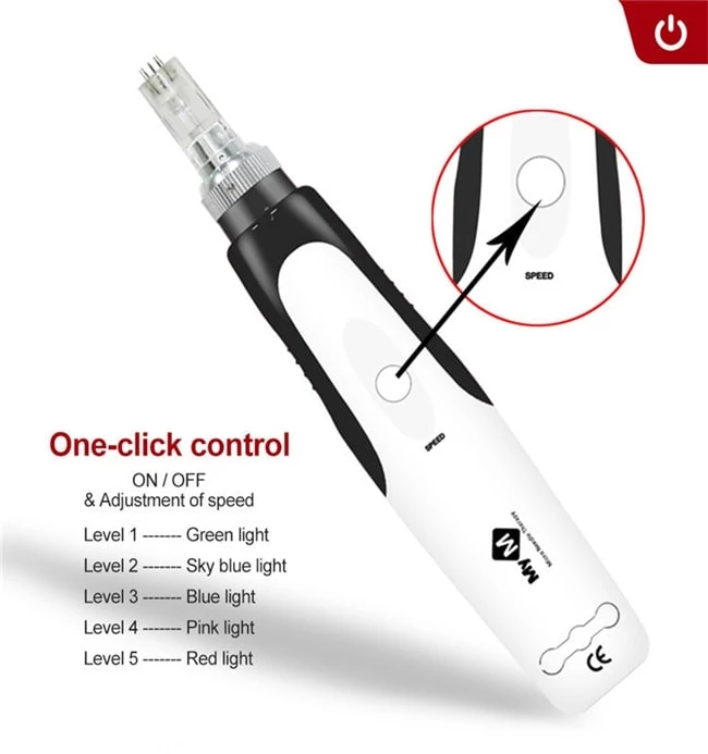 Mihoji Faltenentfernung Hautverjüngung Hochwertige Mikronadelnadel Derma Microneedling Pen für Schönheitssalon - Görsel 2