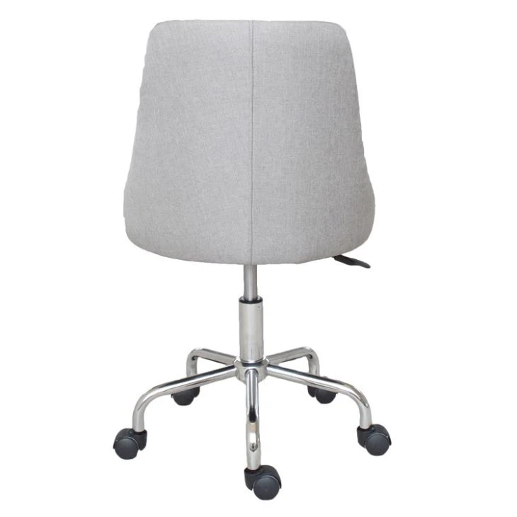 Executive Conference Office Besucherstuhl Shell Rücken Stoff Komfortable Drehbare Freizeitsalon Stuhl - Görsel 4