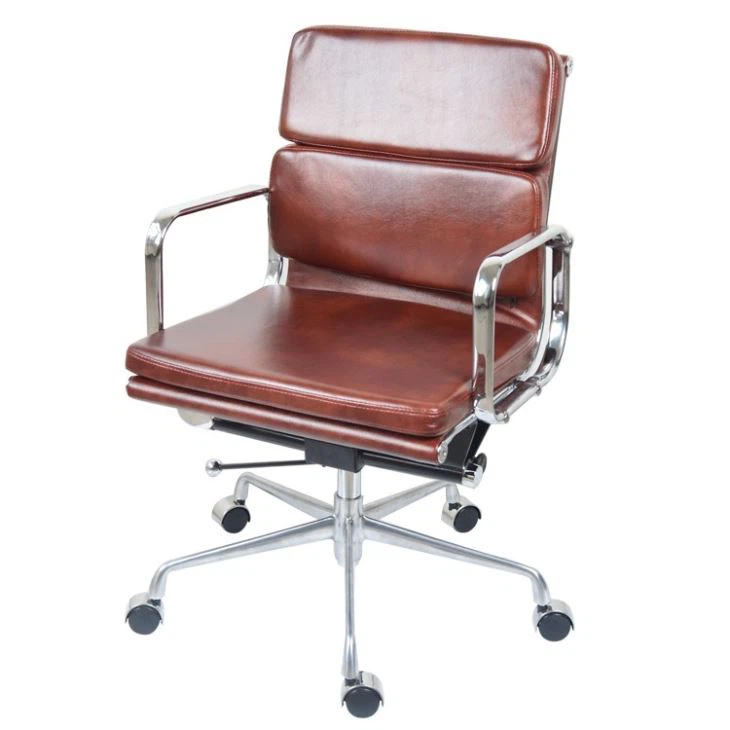 Executive Office Stuhl PU Sitz Ergonomischer Computer Schreibtisch Lederstuhl Für Den Heimgebrauch - Görsel 2