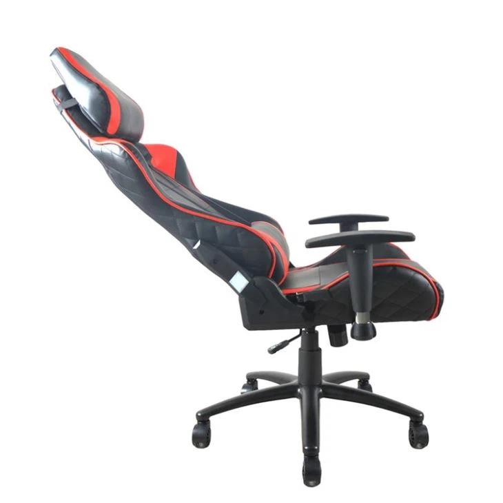 Gaming Stuhl Bürostuhl Gamer Sitz Freizeit Gepolsterter Gaming Bürostuhl Mit Nylonsockel - Görsel 3