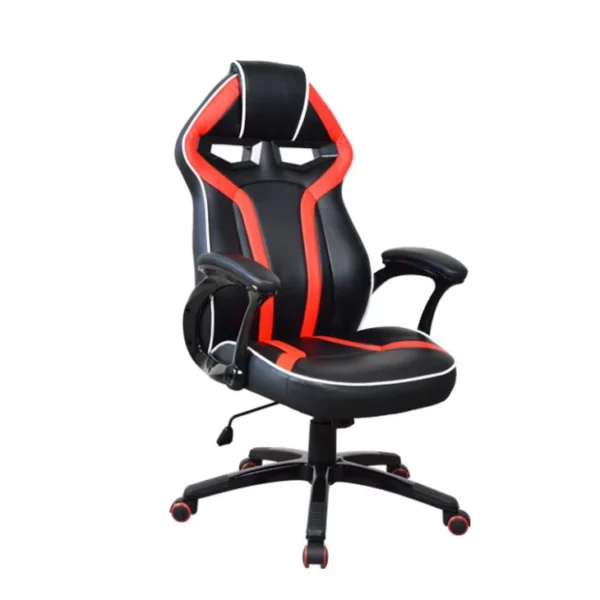 Gaming Racing Chair E-Sport Office Chair Reclining Ergonomic Leather Racer Seat - Görsel 5