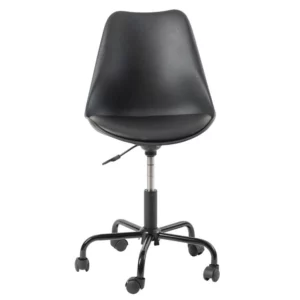 GUYOU Leder Drehbare Verstellbare Metallbar Hocker Stuhl Auf Rädern