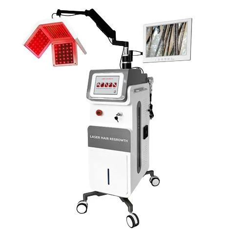 650nm Diodenlaser Haarausfall Behandlung Haarwuchs Schnelle Wiederherstellung Lasermaschine - Görsel 3