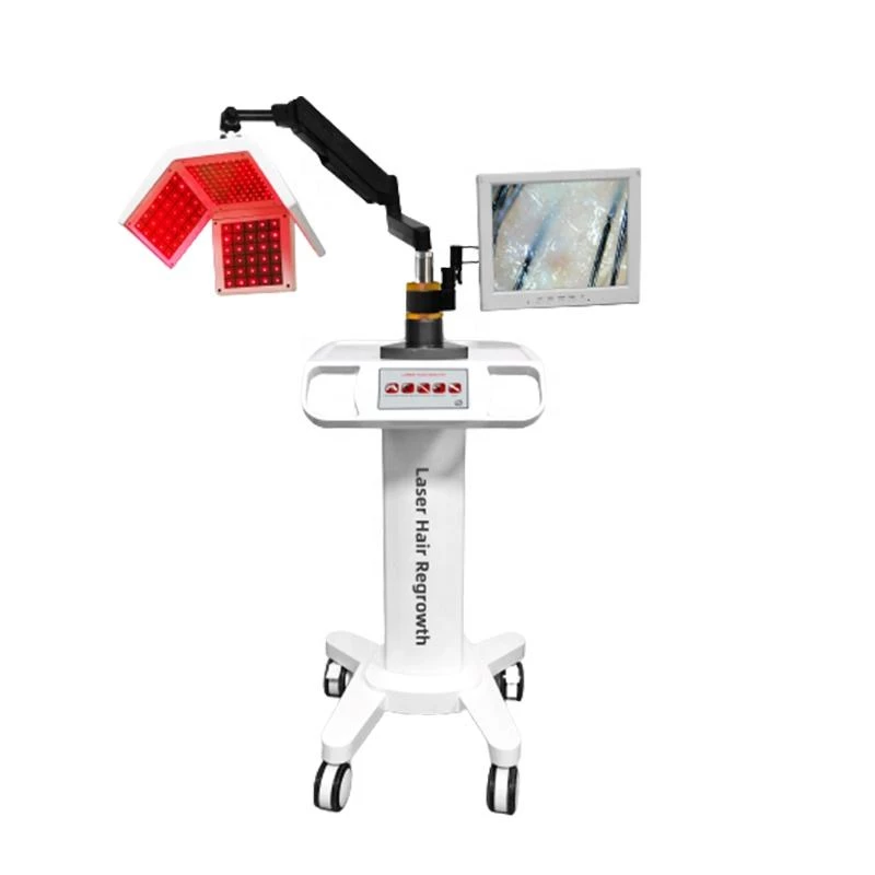 Diodenlaser 650nm Kopfhautbehandlung Haar Nachwachsen Lasermaschine - Görsel 3