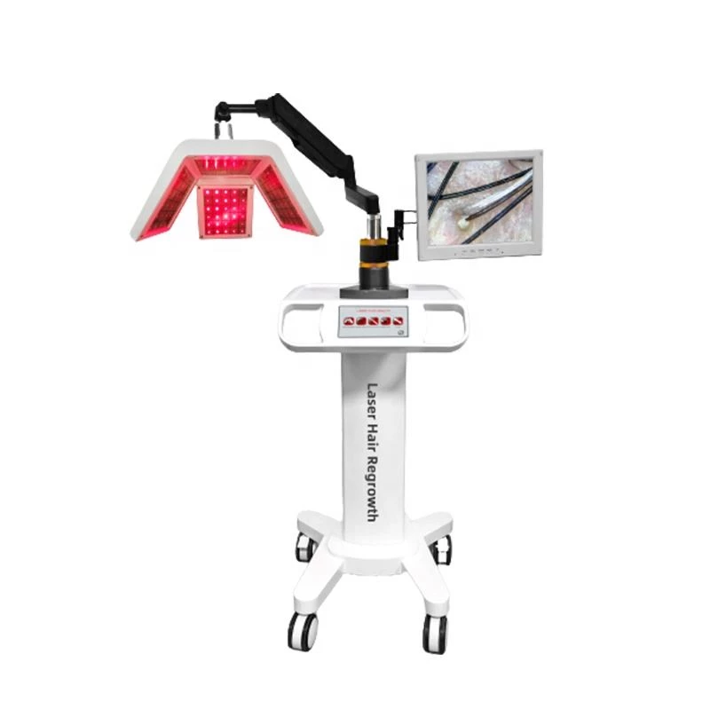 Diodenlaser 650nm Kopfhautbehandlung Haar Nachwachsen Lasermaschine - Görsel 5