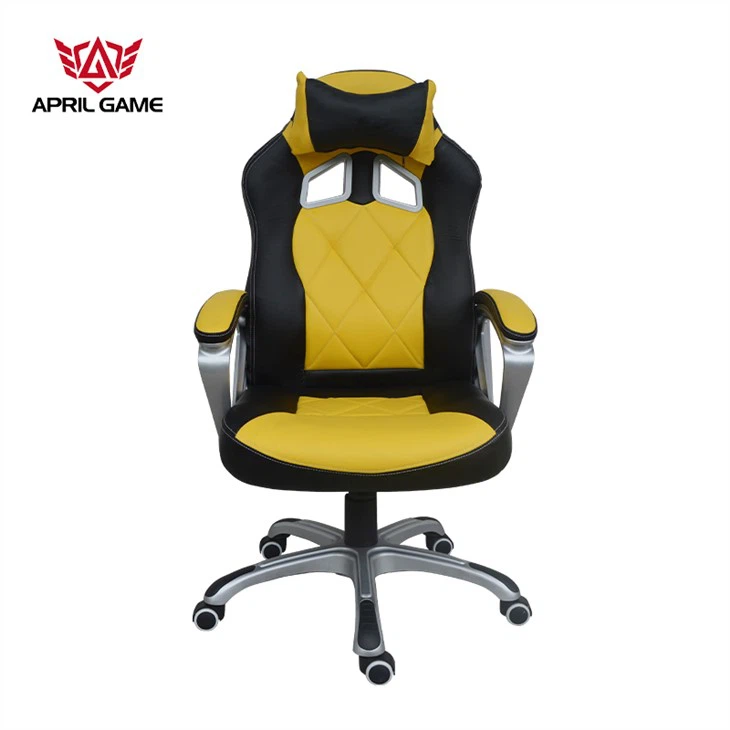 Monkey King Yellow Racing Bürostuhl Mit Nackenkissen