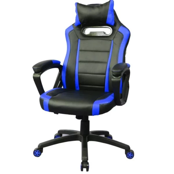 Racing Chair E-Sport Gaming Office Chair Reclining Ergonomic Leather Racer Seat - Görsel 3