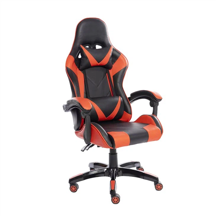 Hohe Rückenlehne Ergonomische Rennstil PU Leder Gamer Stuhl Liege Gaming Schreibtisch Stuhl