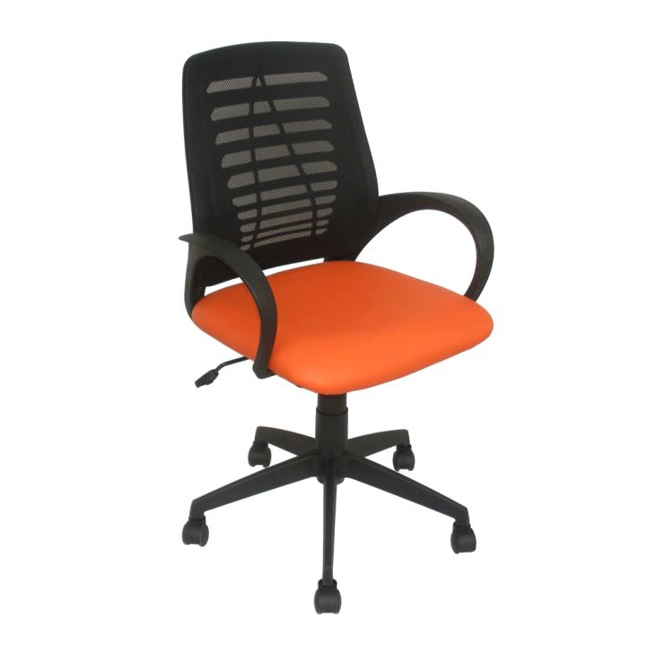 Stoff Rückenlehne Orange Sitz Mesh Stuhl Mit Armen