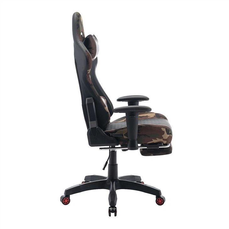 Büroarbeitsstuhl Hohe Rückenlehne Rennstil PC Computer Stuhl Ergonomischer E-Sports Gamer Stuhl Mit Fußstütze - Görsel 2