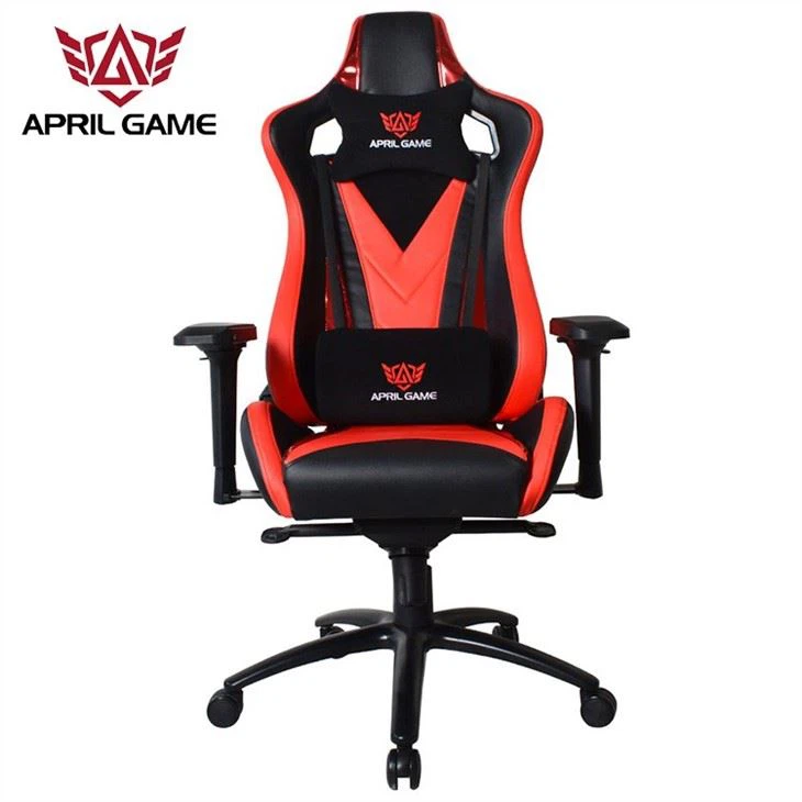 Roter Gaming-Stuhl Mit Hoher Rückenlehne - Görsel 4