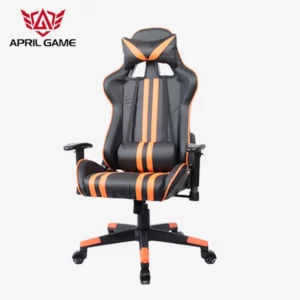 Beliebte PU Leder Rennwagen Stuhl Gaming Computer Ergonomische Bürostuhl Nackenkissen Und Hüftkissen