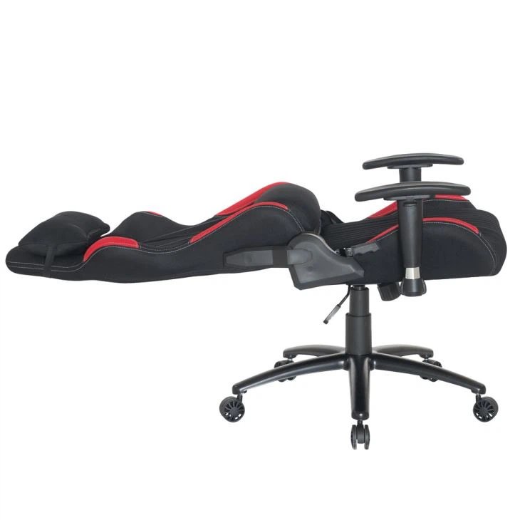 Moderner Stoff Swivel Liege 180 Grad Racing Gaming Stuhl Zum Ausruhen. - Görsel 4
