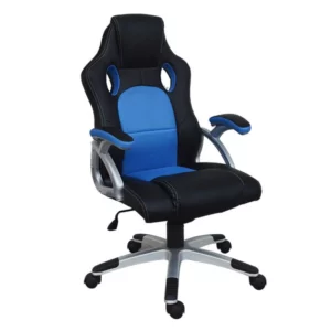 Pu And Mesh Painting Padded Racing Office Chairs