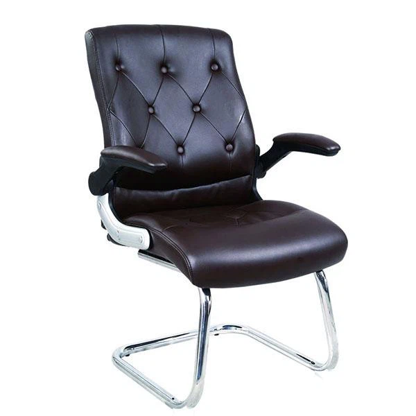 High-End-Meetingstühle Mit Brauner Rückenlehne Und Armlehnen