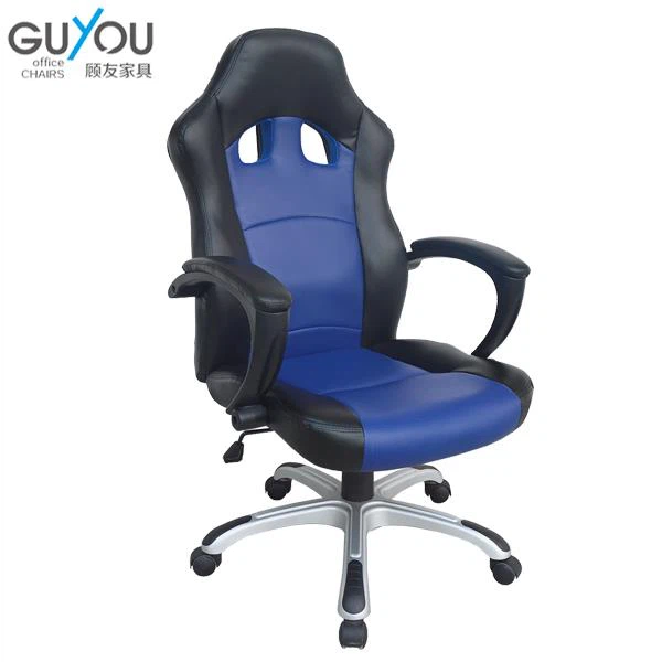 Blau Beste Wahl Produkte Leder Bürostuhl Hohe Rückenlehne Rennwagen Stil Schalensitz Schreibtisch Gaming ComputerSchalensitz Schreibtisch Gaming Computer