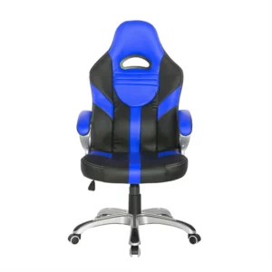 Black And Blue Car Seat Style Office Chair