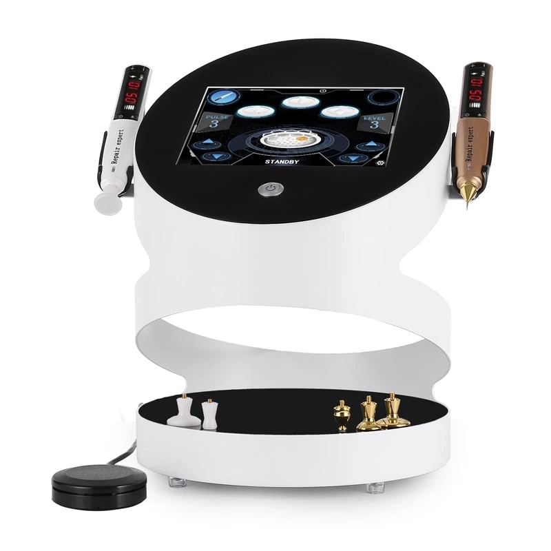 2 in 1 tragbare Aknefleckentfernung Gesichtsplasma Laser Schönheitsmaschinen - Görsel 2