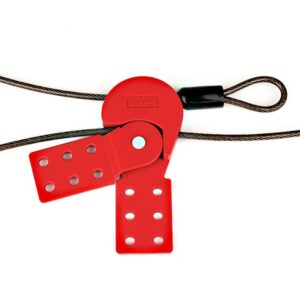 universelle Kabelverriegelung mit 4,8 mm * 1.8M PVC-beschichtetem Stahlkabel